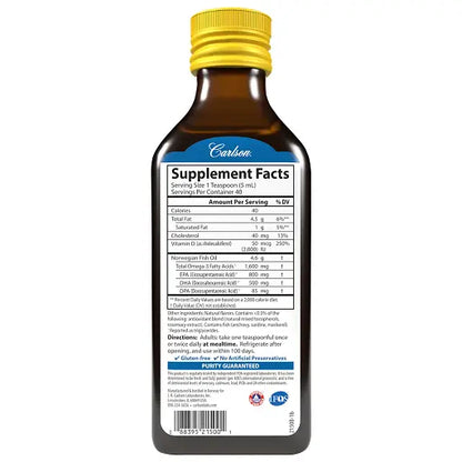 Carlson Labs The Very Finest Fish Oil - 200ml