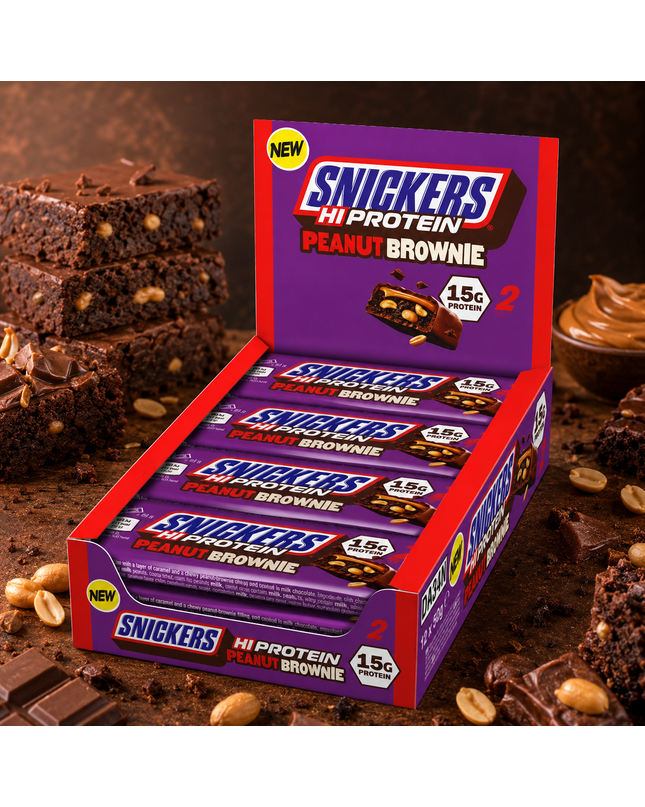 Snickers High Protein Bar PEANUT BROWNIE 12 x 50g