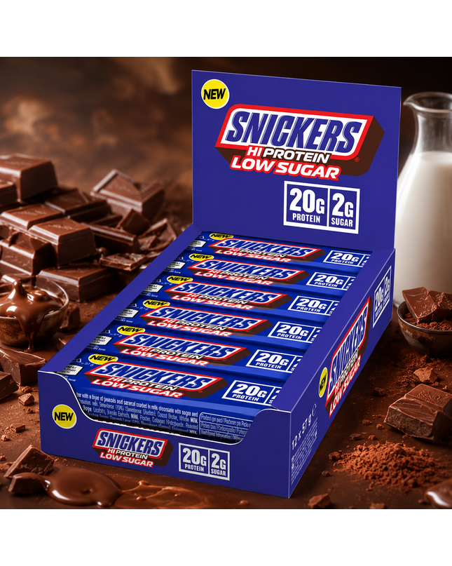 Snickers LOW SUGAR High Protein Bar (12x57g)
