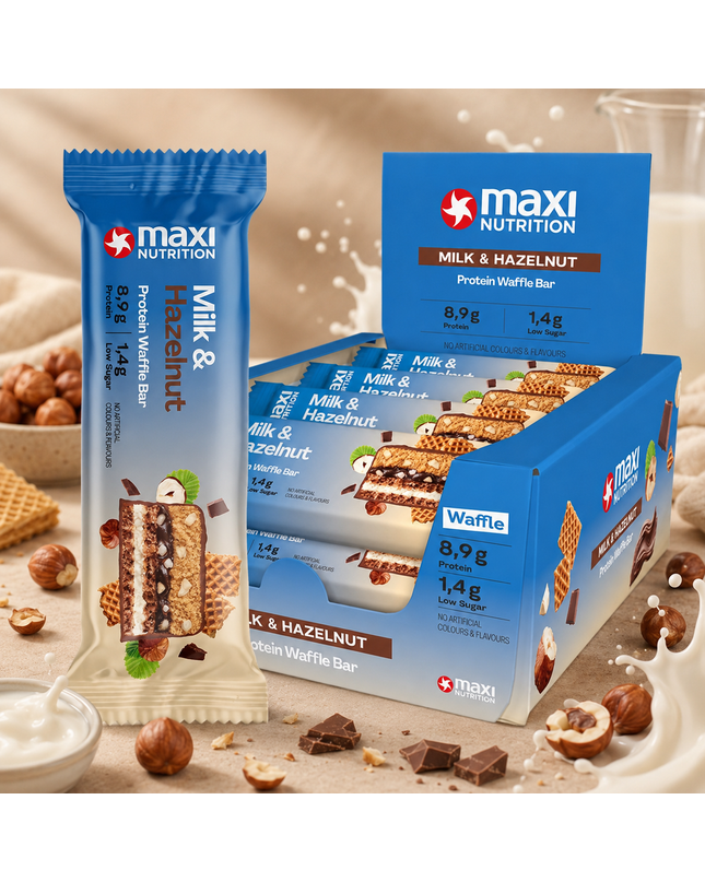 MaxiNutrition Protein Waffle Bar 12x40g
