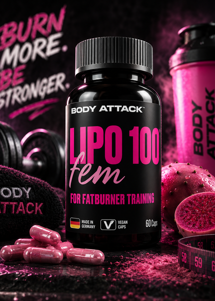 Body Attack Lipo100 Fem - 60 Kapseln