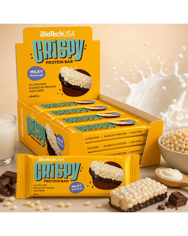 BioTech Crispy Protein Bar 16x40g