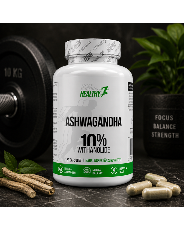 MST - Healthy Ashwagandha 10% Withanolide 120 Kapseln
