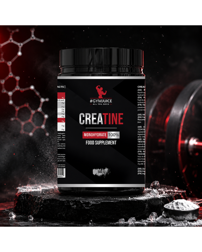 #GYMJUICE Creatine Monohydrate 500g