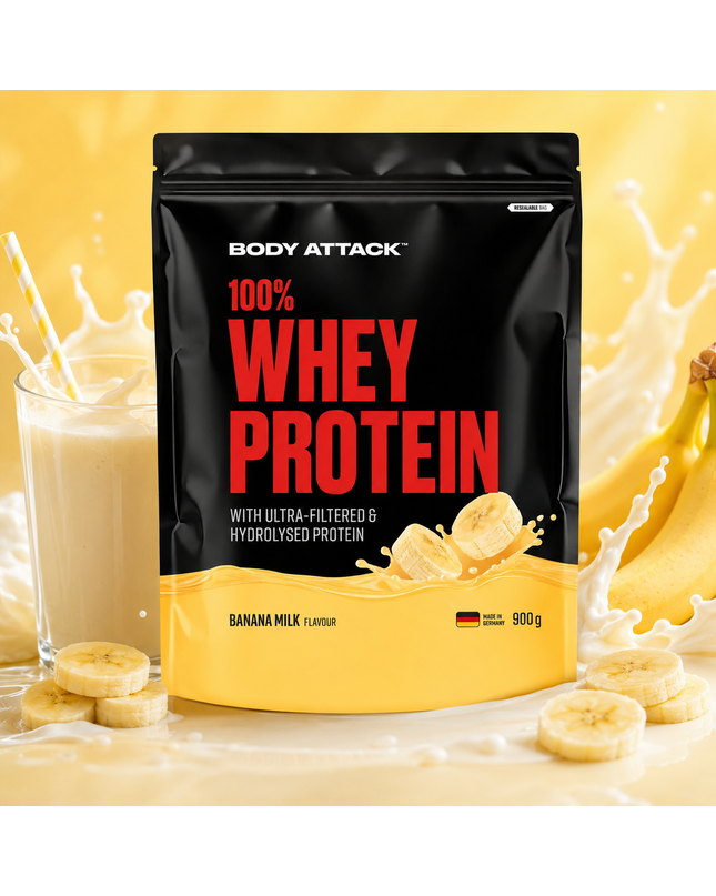 Body Attack 100% Whey Protein 900g