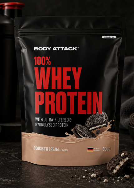 Body Attack 100% Whey Protein 900g