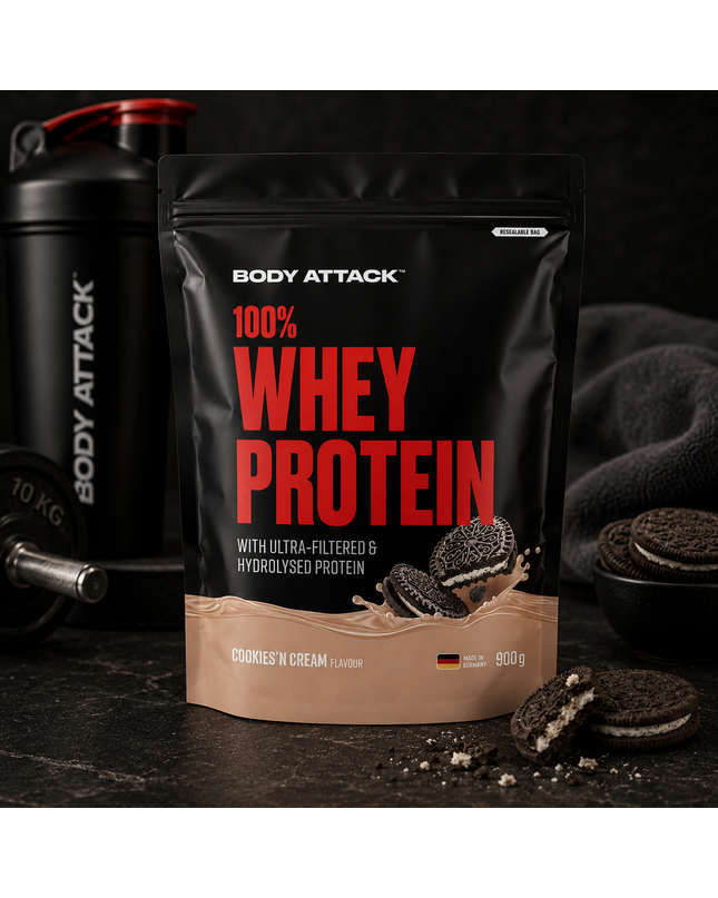 Body Attack 100% Whey Protein 900g