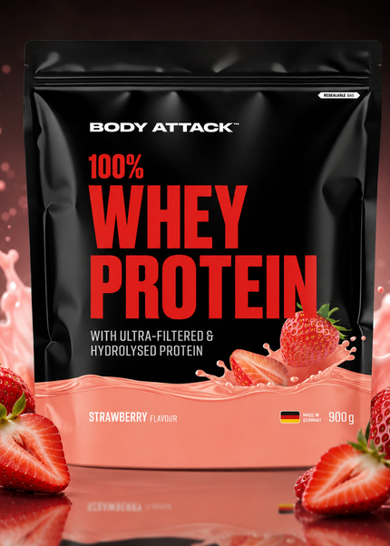 Body Attack 100% Whey Protein 900g