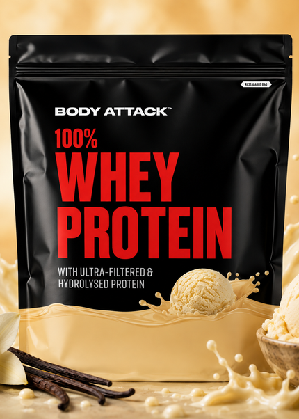 Body Attack 100% Whey Protein 900g