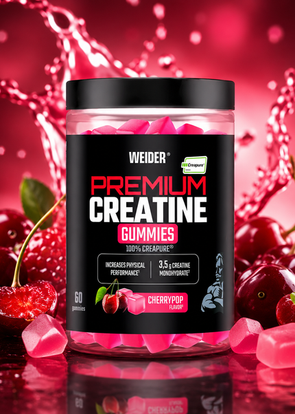 Weider Premium Creatine Gummies Cherry-Pop