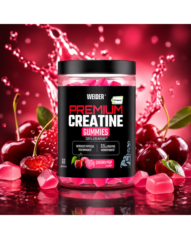 Weider Premium Creatine Gummies Cherry-Pop