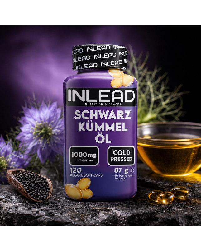 INLEAD Schwarzkümmelöl 120 Kapseln