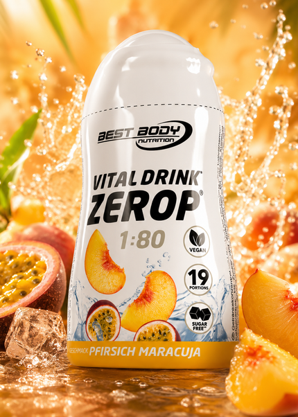 Best Body Vital Drink Flavour Drops 1:80 - 48ml Squeeze Flasche