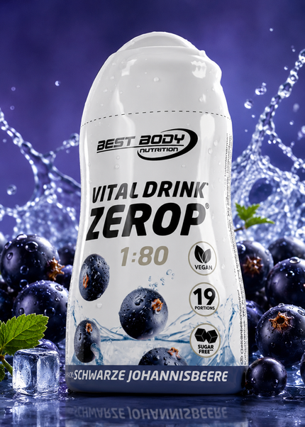 Best Body Vital Drink Flavour Drops 1:80 - 48ml Squeeze Flasche