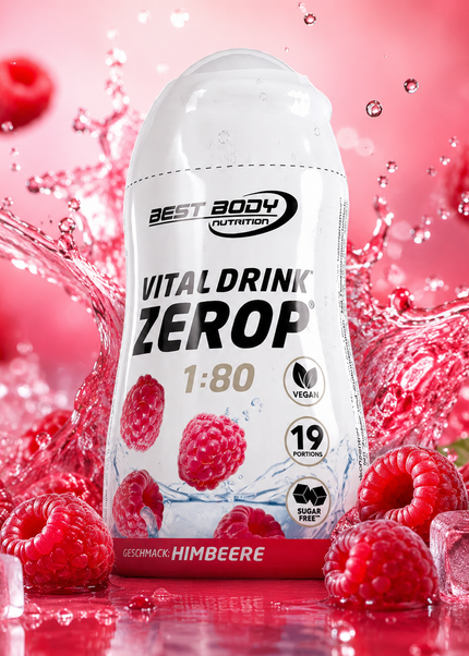Best Body Vital Drink Flavour Drops 1:80 - 48ml Squeeze Flasche