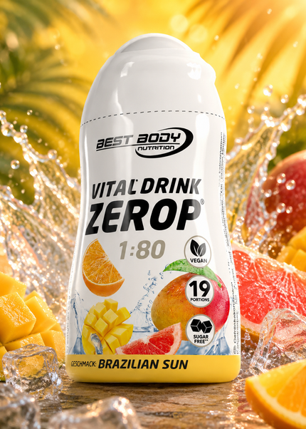Best Body Vital Drink Flavour Drops 1:80 - 48ml Squeeze Flasche