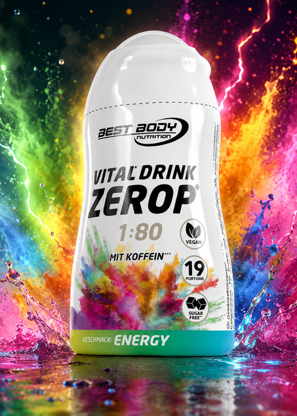 Best Body Vital Drink Flavour Drops 1:80 - 48ml Squeeze Flasche
