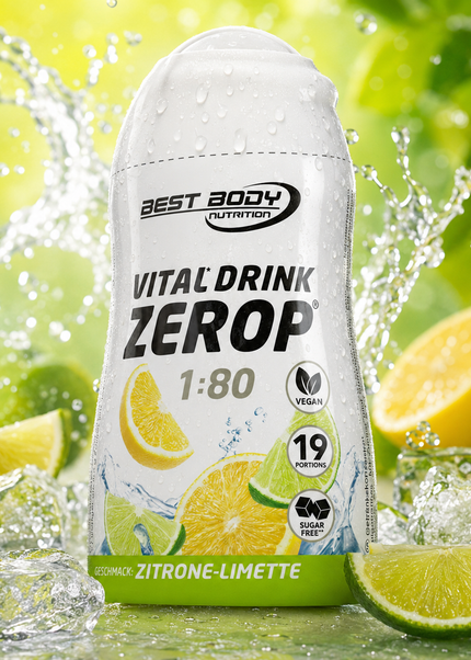 Best Body Vital Drink Flavour Drops 1:80 - 48ml Squeeze Flasche