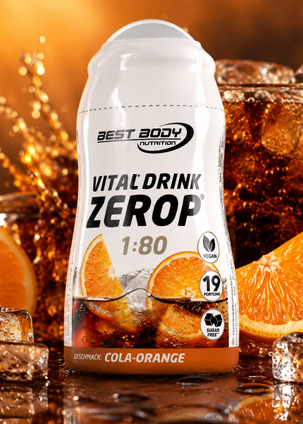 Best Body Vital Drink Flavour Drops 1:80 - 48ml Squeeze Flasche