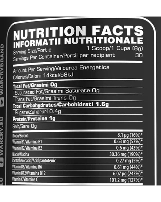 Genius Nutrition Warcry Gaming 240g