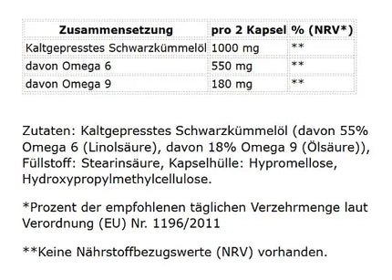GN Bio Ägyptisches Schwarzkümmel Öl 200 Kapseln
