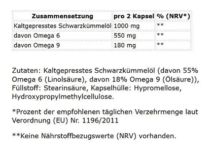 GN Ägyptisches Schwarzkümmel Öl 200 Kapseln