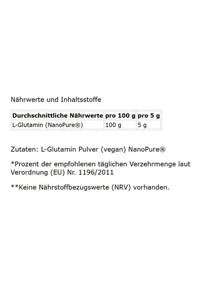 GN Nano Pure Glutamine 500g