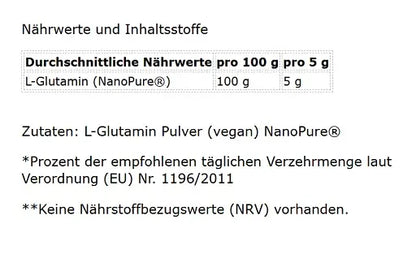 GN Nano Pure Glutamine 500g