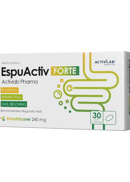 Activlab Pharma EspuActiv FORTE  Simeticon 240mg - 30 Softgel-Kapseln