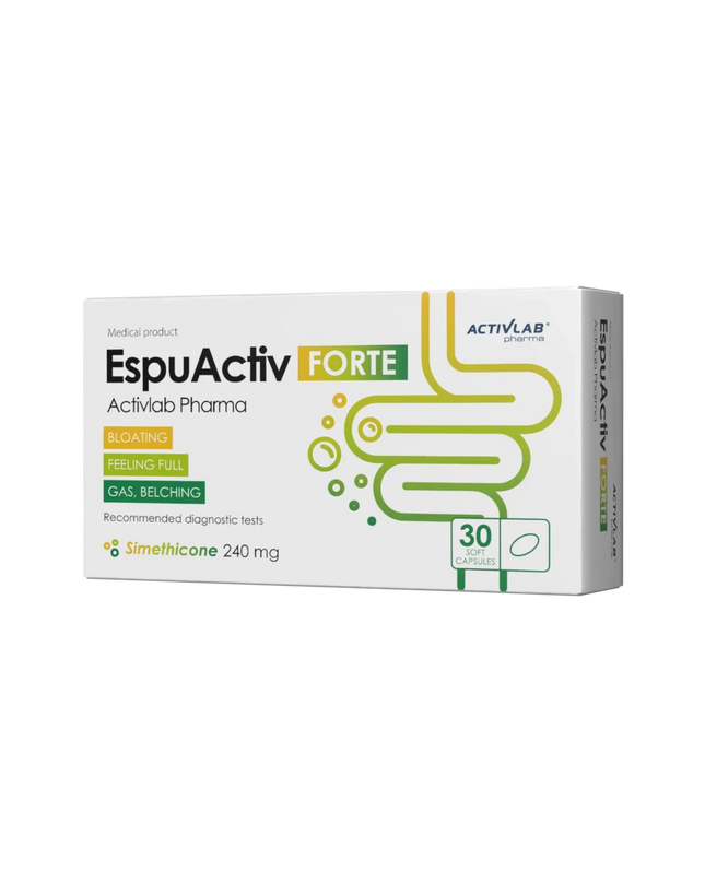 Activlab Pharma EspuActiv FORTE  Simeticon 240mg - 30 Softgel-Kapseln