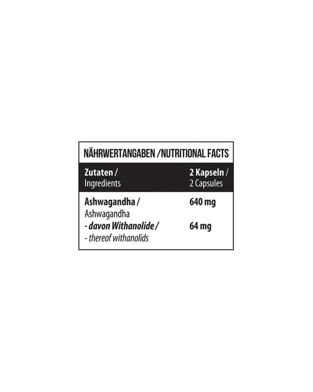 MST - Healthy Ashwagandha 10% Withanolide 120 Kapseln