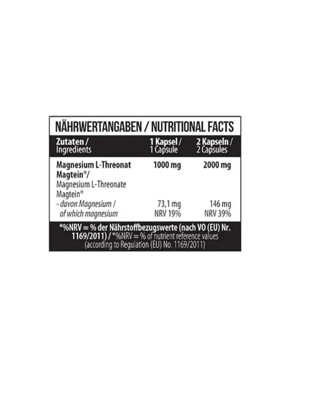 MST - Magnesium L-Threonate Magtein® 1000mg - 60 Kapseln