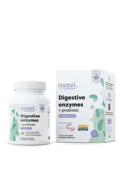 Osavi Digestive enzymes  probiotic 60 Kapseln