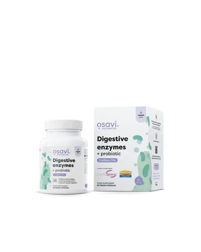Osavi Digestive enzymes  probiotic 60 Kapseln