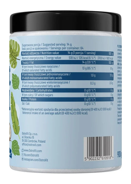 Ostrovit Coconut Oil 900g