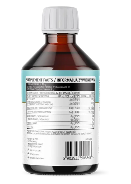 Ostrovit MCT COCONUT Oil 500ml