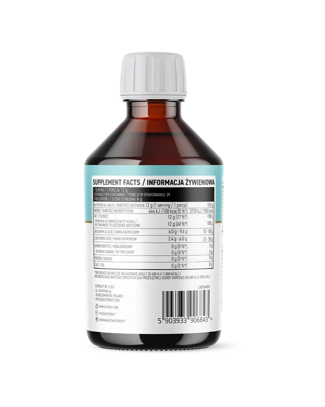 Ostrovit MCT COCONUT Oil 500ml