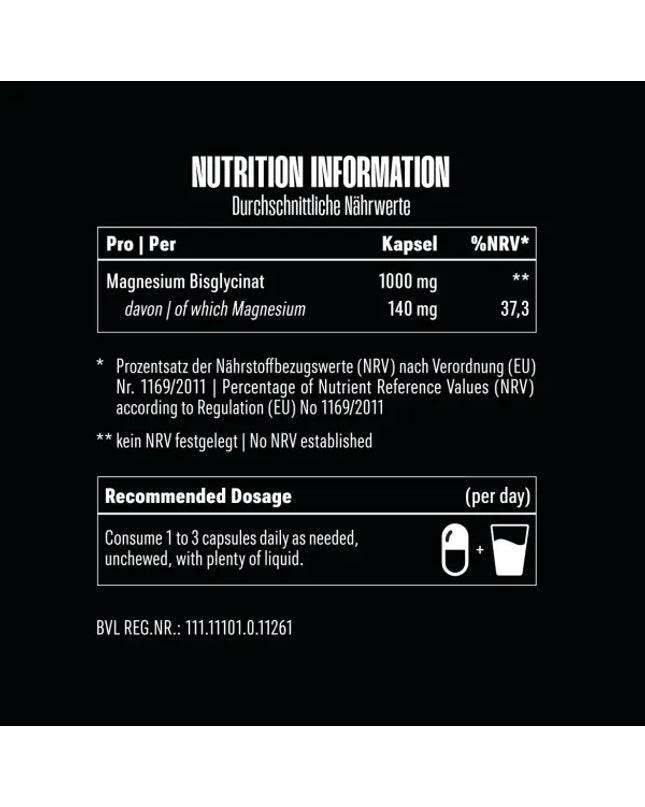Big Zone Magnesium Bisglycinat 240 Kapseln