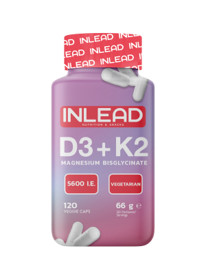 INLEAD Vitamin D3  K2  Magnesium 120 Kapseln