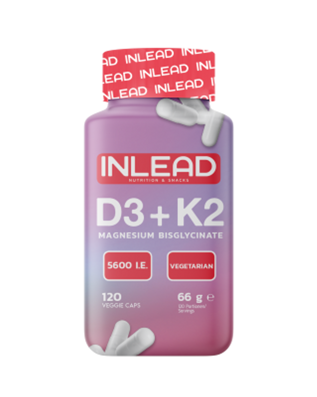 INLEAD Vitamin D3  K2  Magnesium 120 Kapseln