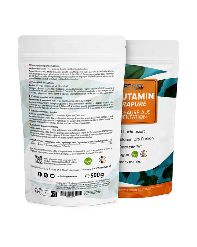 ProFuel Glutamin Ultrapure 500g Beutel