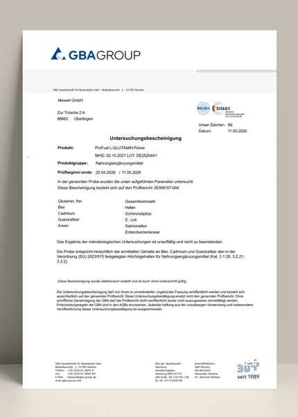 ProFuel Glutamin Ultrapure 500g Beutel