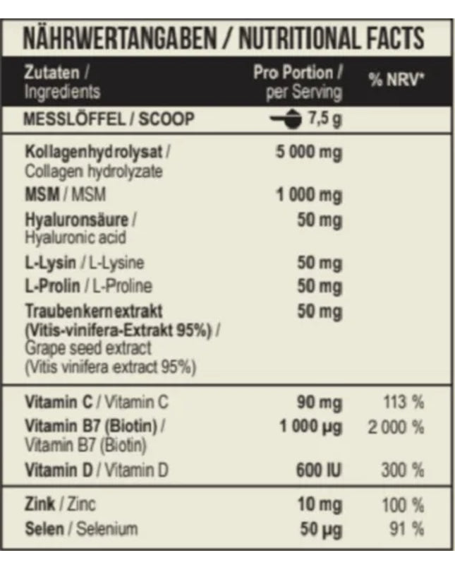 MST - Beauty Collagen Verisol  OptiMSM 450g