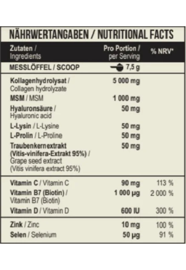 MST - Beauty Collagen Verisol  OptiMSM 450g