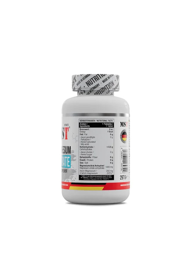 MST - Magnesium Citrat 200mg - 180 Tab