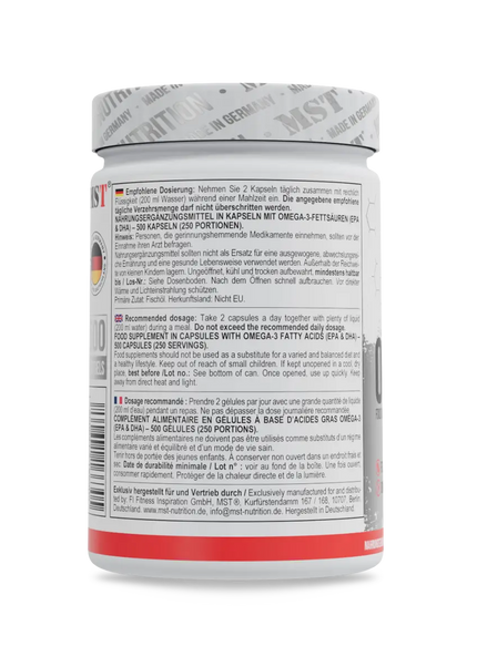 MST - Omega 3 Selected 500 Kapseln