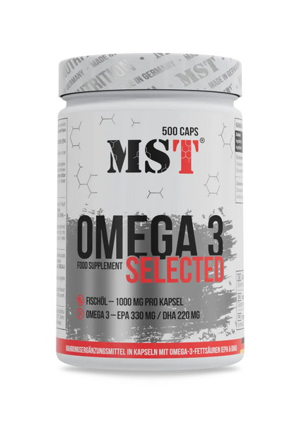 MST - Omega 3 Selected 500 Kapseln