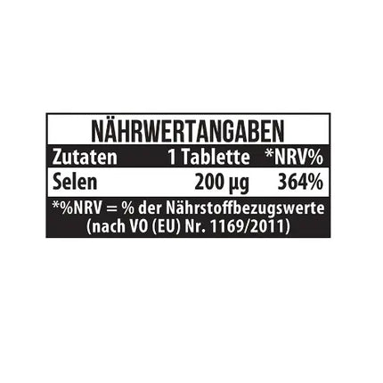MST - Selen 200mcg 90 Tabletten