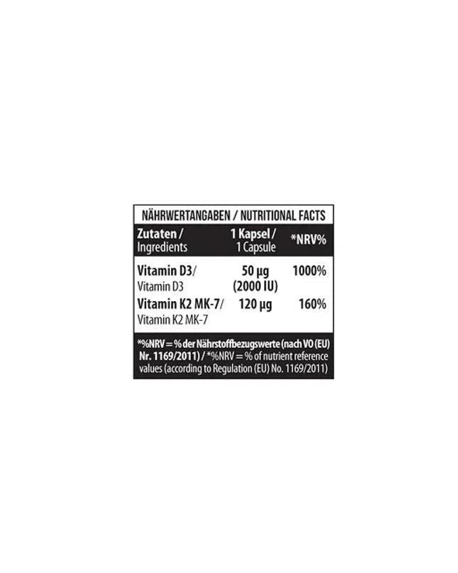 MST - Vitamin D3  K2  MK-7 120 Kapseln