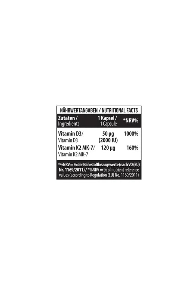 MST - Vitamin D3  K2  MK-7 120 Kapseln